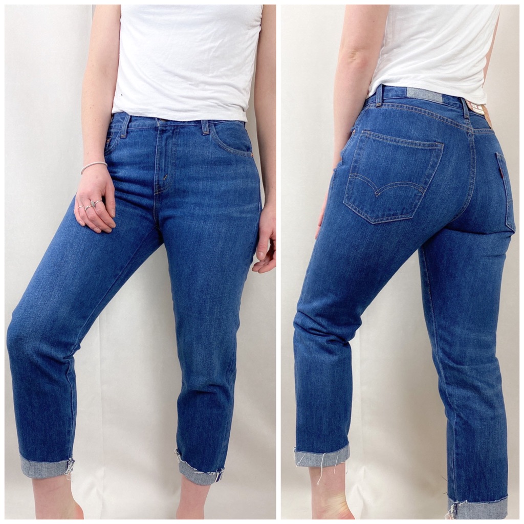 Levis Vintage Clothing  1967 Customized 505 Crop